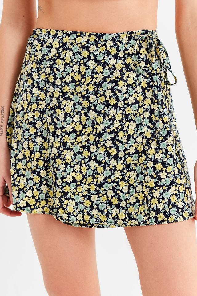 Urban Renewal Remade Floral Wrap Skirt #5