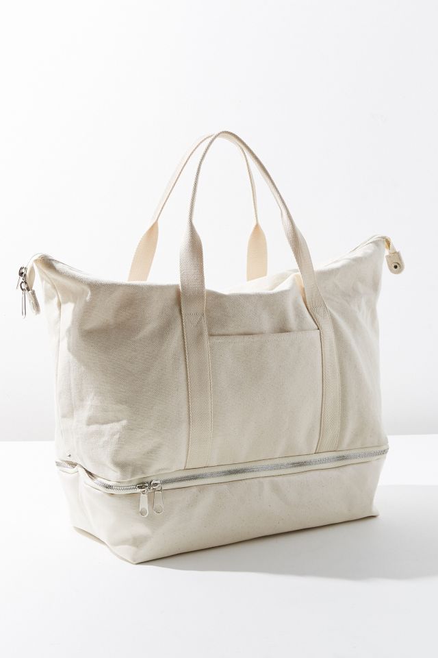 ‘RIVE GAUCHE’ CANVAS WEEKENDER TOTE BAG