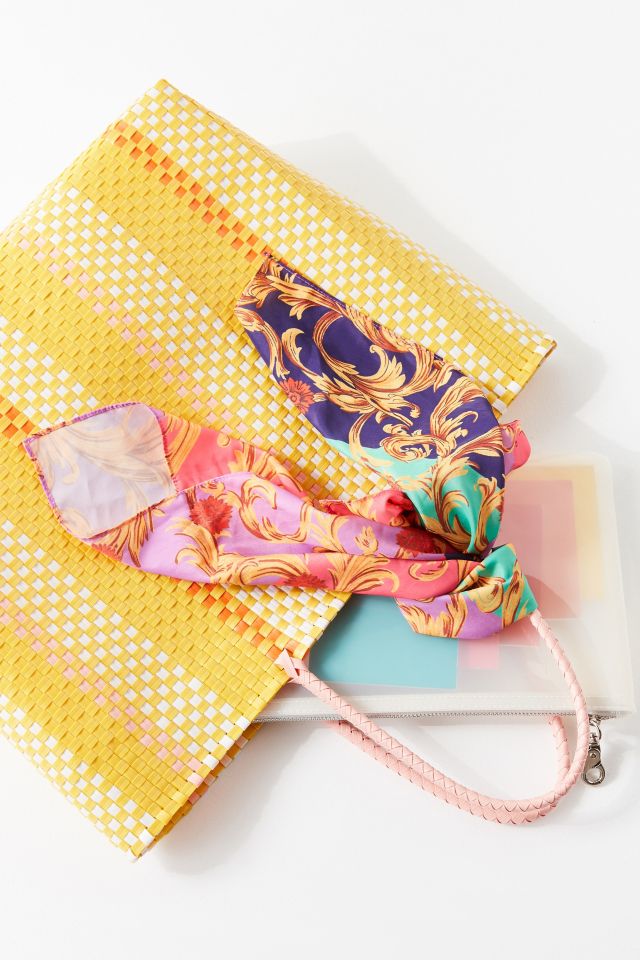Sunny Stripe Woven Tote Bag #2