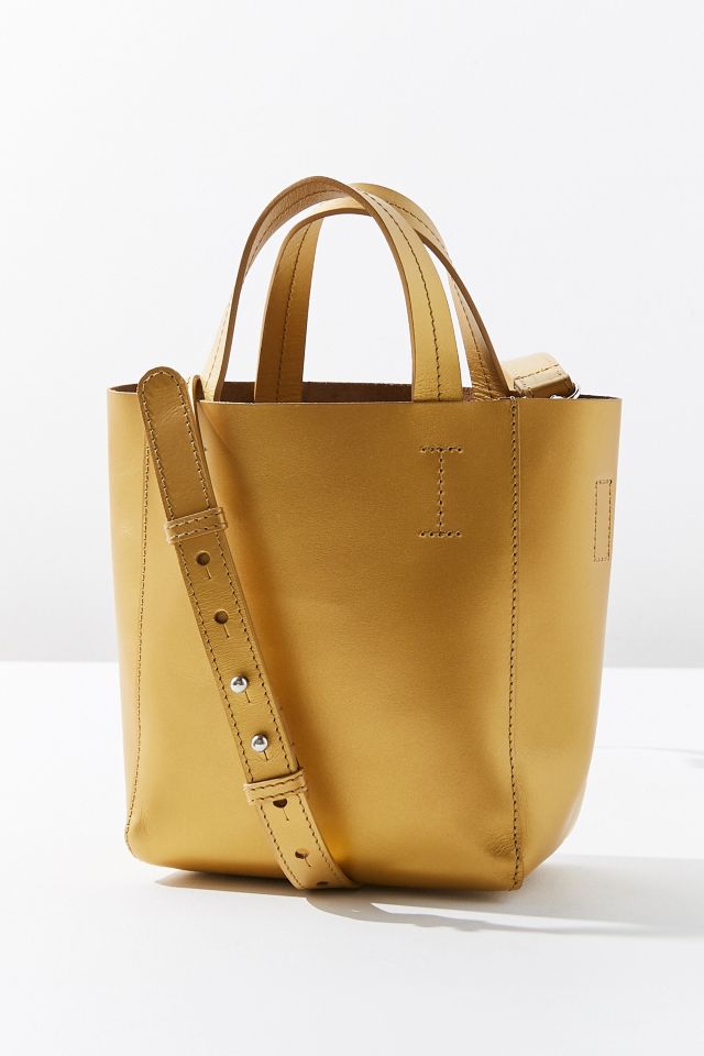 Mini Leather Tote Bag #1