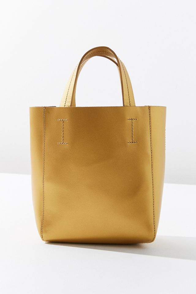 Mini Leather Tote Bag #3