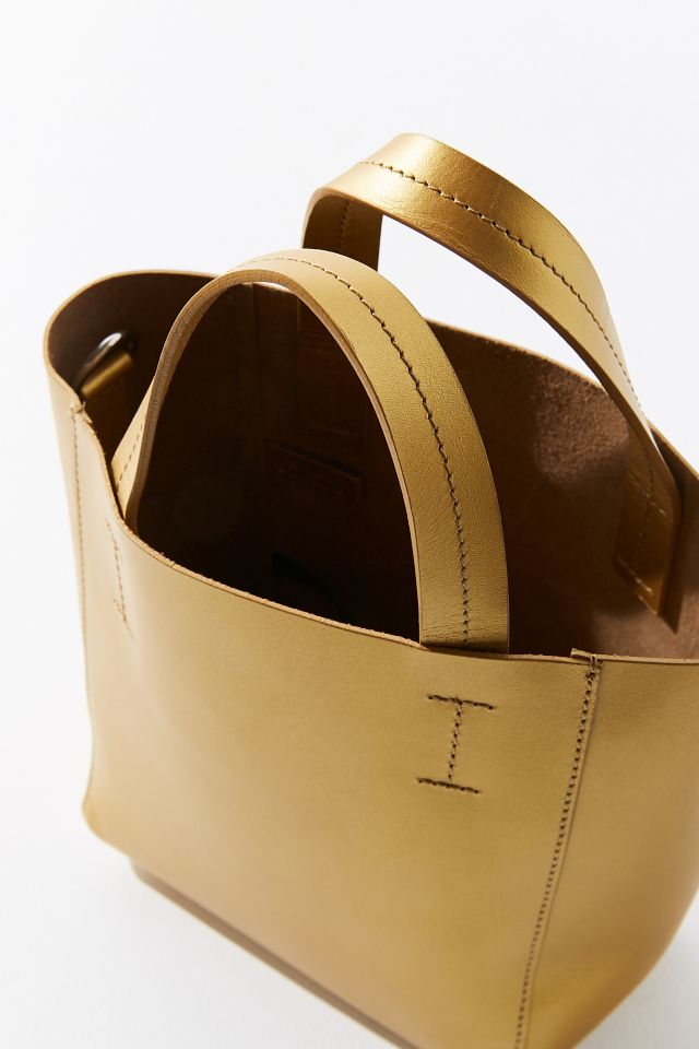 Mini Leather Tote Bag #4