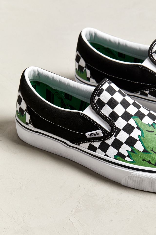 Vans X Marvel Hulk Checkerboard Slip-On Sneaker #1
