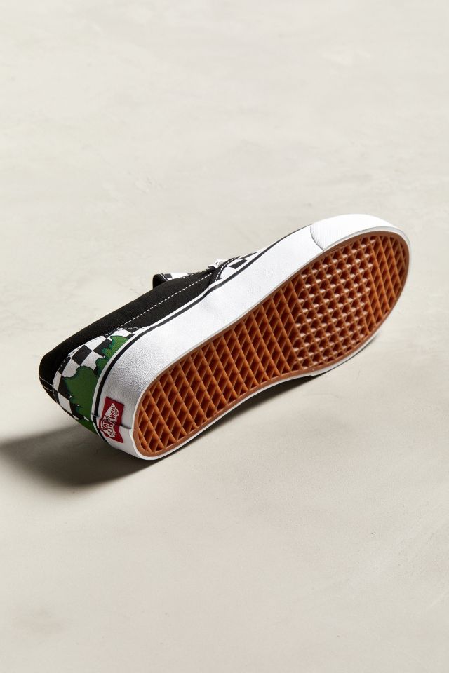 Vans X Marvel Hulk Checkerboard Slip-On Sneaker #5