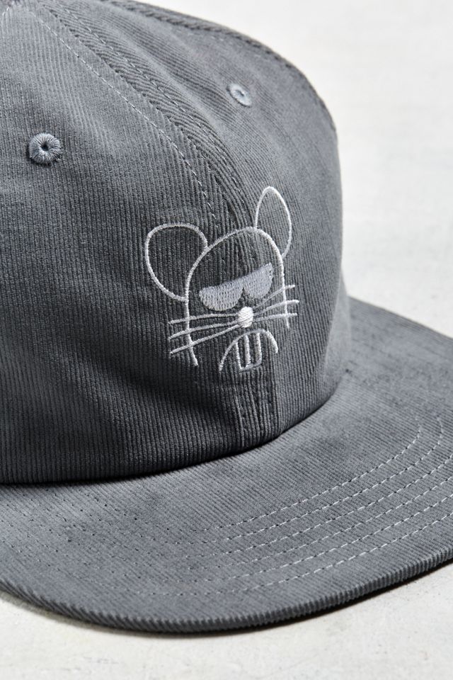 Shakastics X Ken Kagami Embroidered Rat Corduroy Snapback Hat
