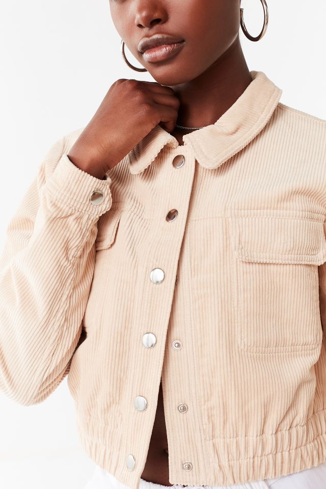 UO No Excuse Cropped Corduroy Jacket #3