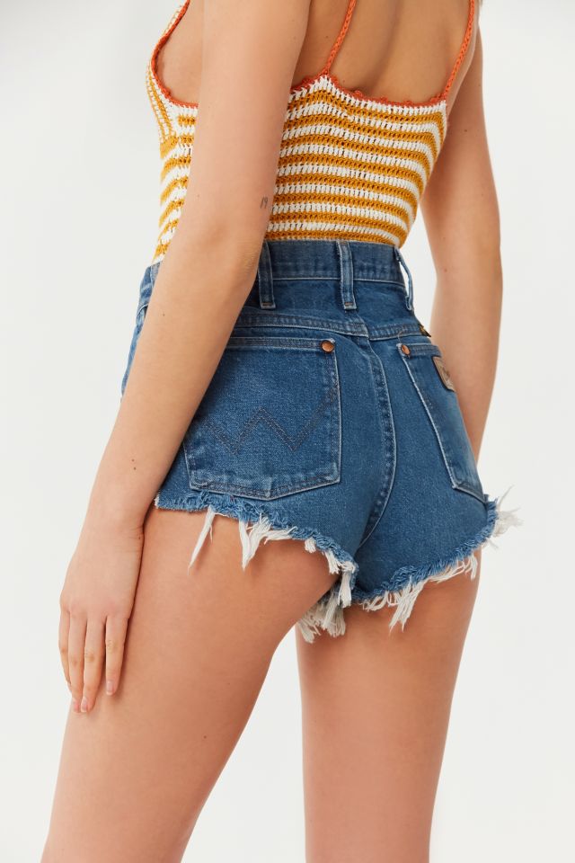 Urban Renewal Remade Wrangler Cutoff Denim Short #3