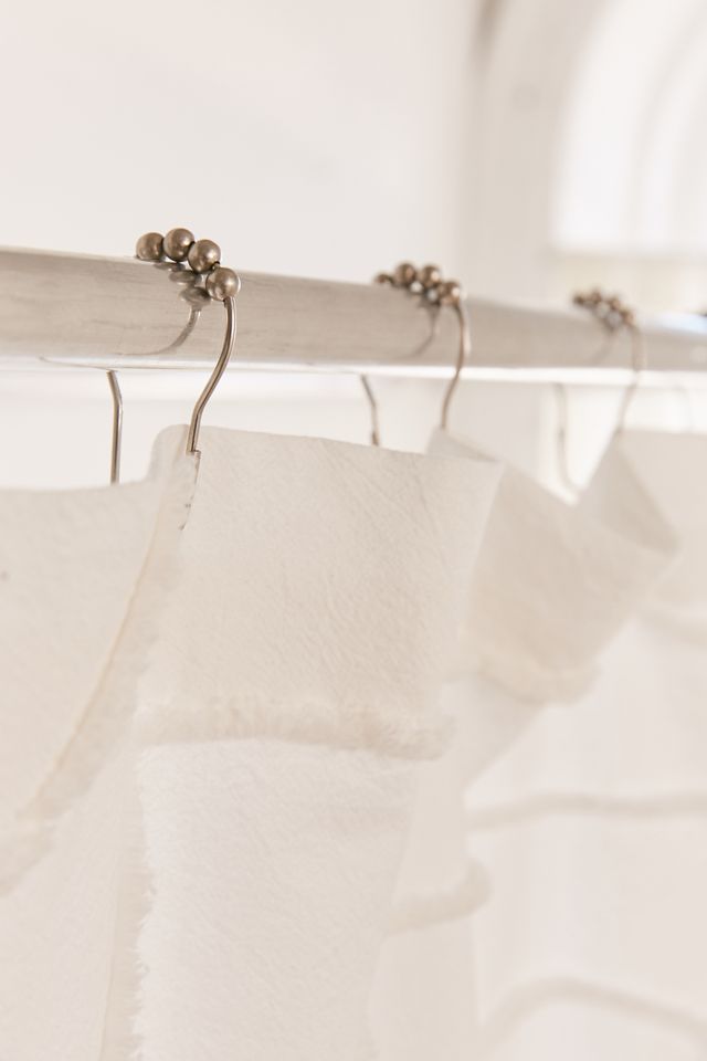 Margot Tufted Floral Shower Curtain #1