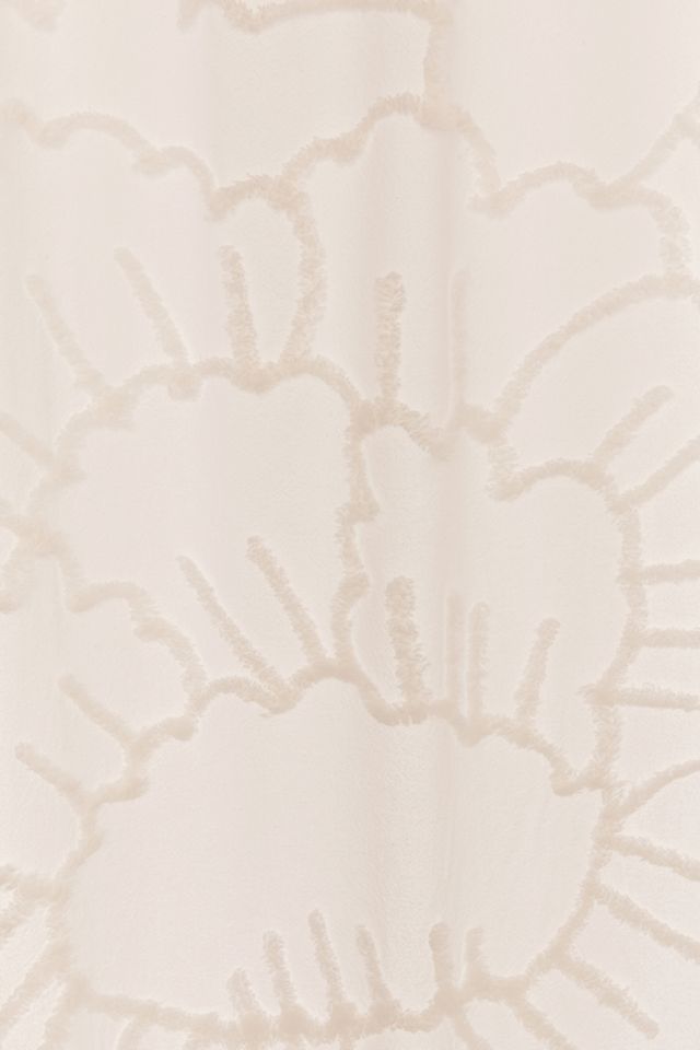 Margot Tufted Floral Shower Curtain #2