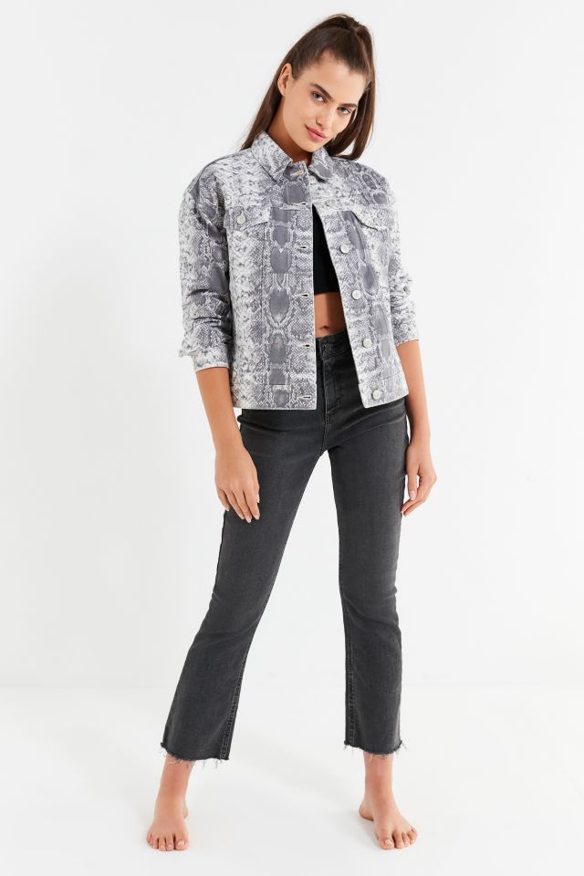 UO Snakeskin Trucker Jacket #3