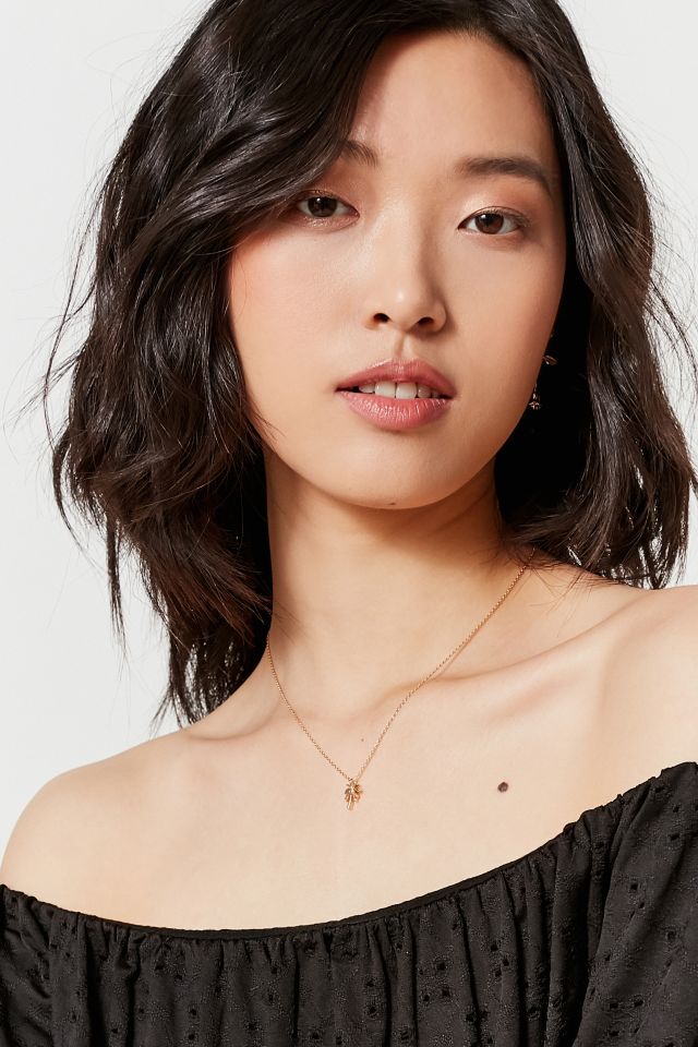 Palm Tree Charm Necklace #1