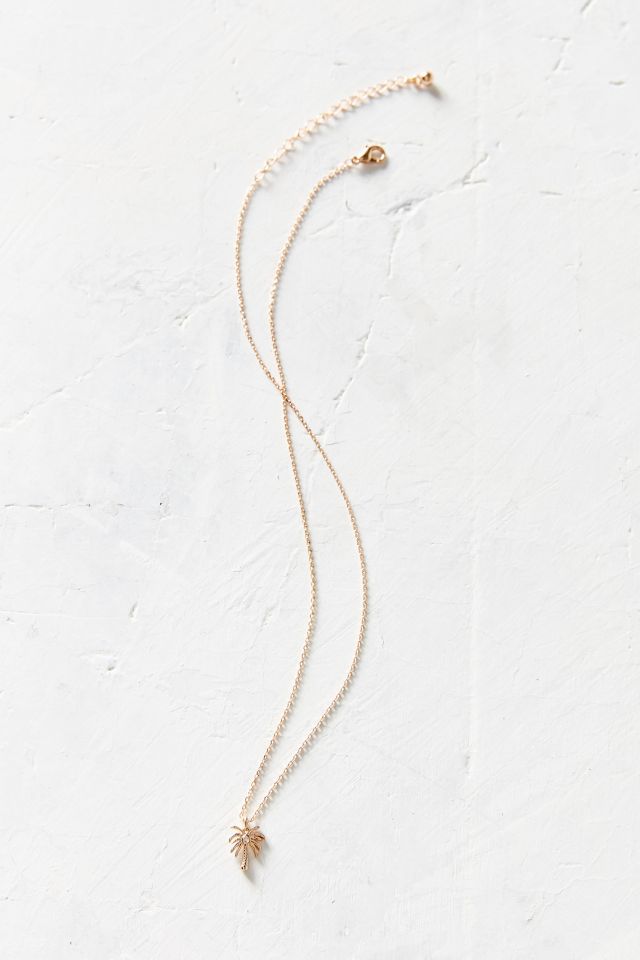 Palm Tree Charm Necklace #2