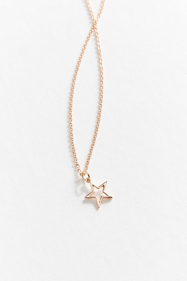 Mini Doodle Star Charm Necklace #1