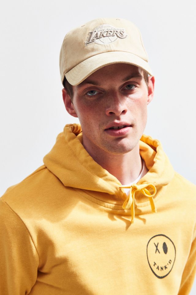 ’47 Brand Los Angeles Lakers Clean Faux Suede Baseball Hat #1