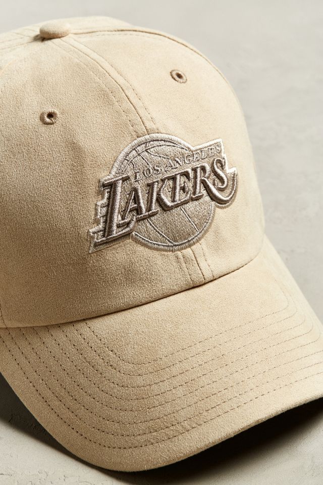 ’47 Brand Los Angeles Lakers Clean Faux Suede Baseball Hat #2