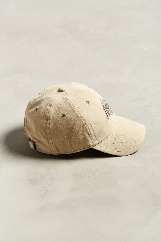 ’47 Brand Los Angeles Lakers Clean Faux Suede Baseball Hat #3