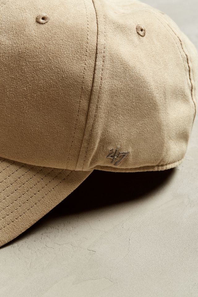 ’47 Brand Los Angeles Lakers Clean Faux Suede Baseball Hat #4