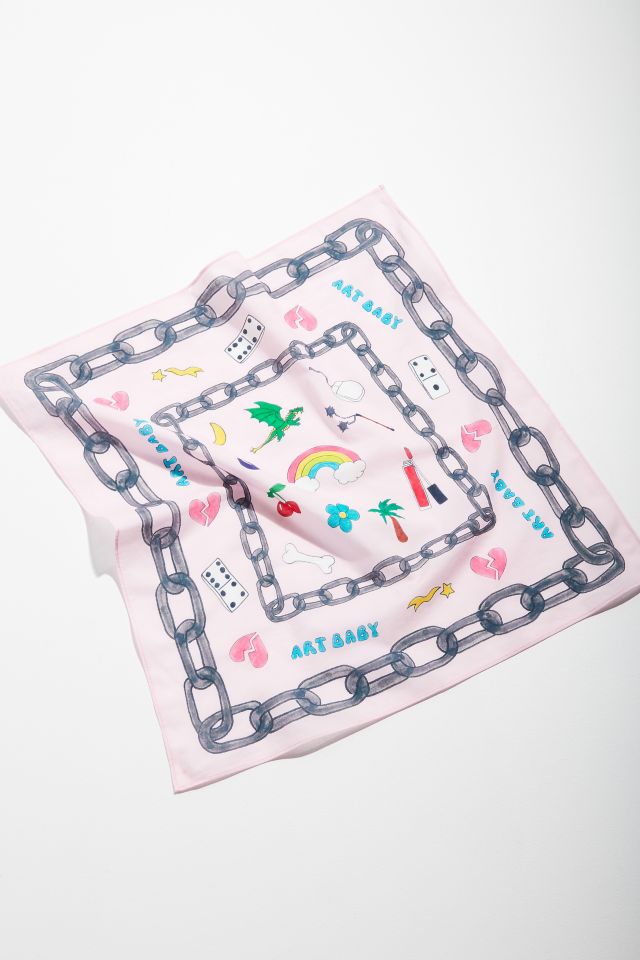Foulard carré Art Baby Girl #1