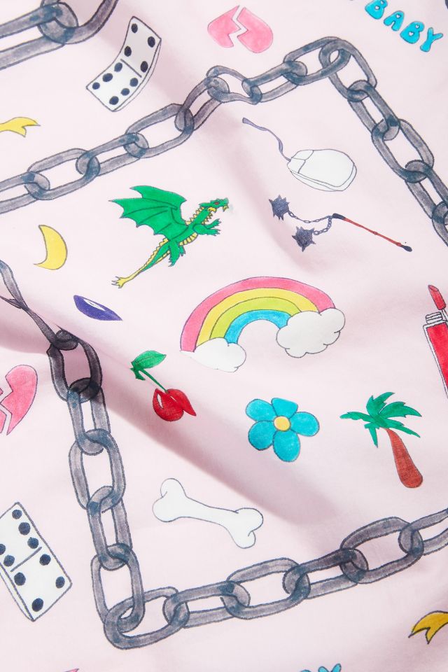 Foulard carré Art Baby Girl #2
