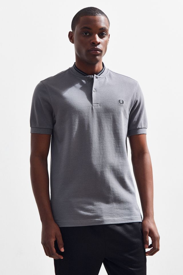 Fred Perry Bomber Collar Pique Polo Shirt | Urban Outfitters