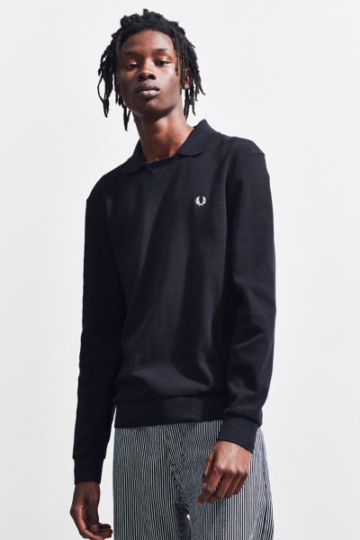 Fred Perry V-Insert Waffle Rugby Shirt | Urban Outfitters