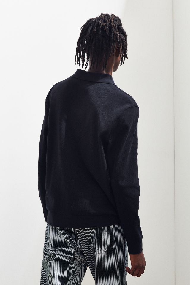Maillot de rugby Waffle à empiècement en V Fred Perry #3
