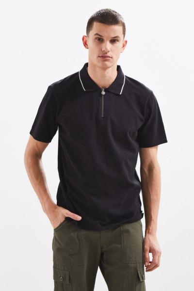 Stussy Lion Zip Polo Shirt | Urban Outfitters Canada