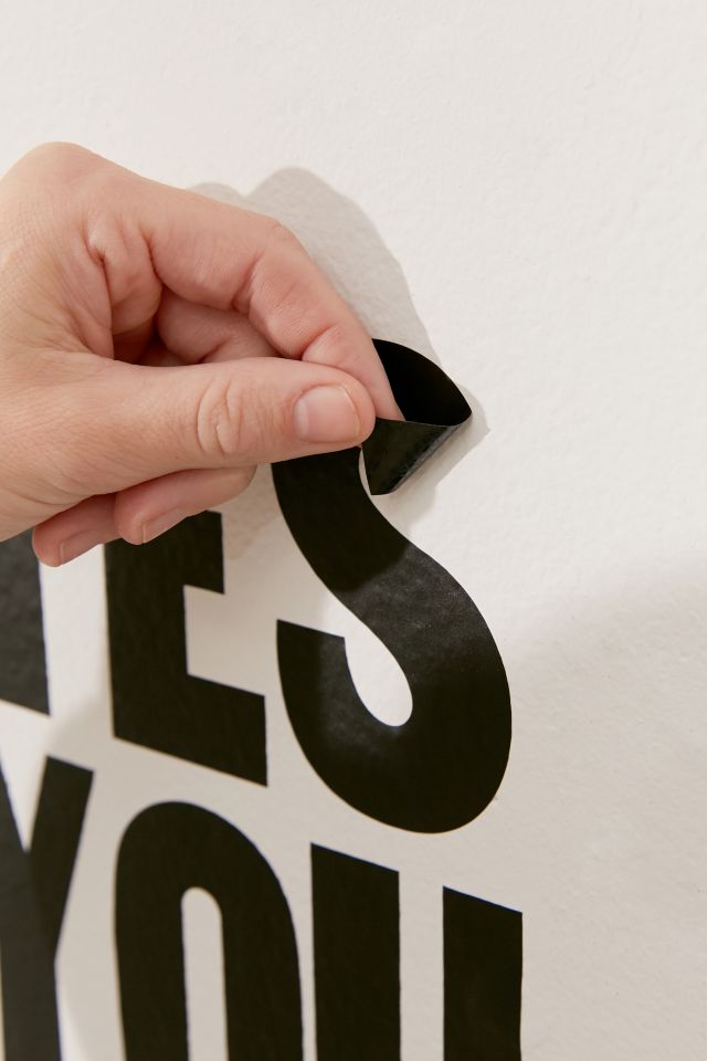 Can I Kick It Wall Decal #1