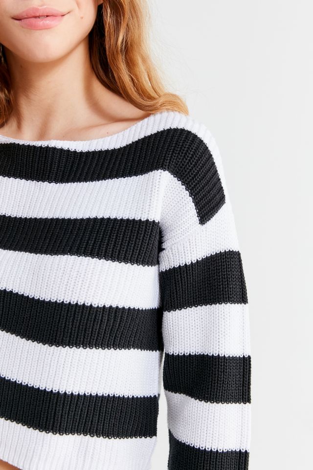 UO Maxine Striped Cropped Sweater #2