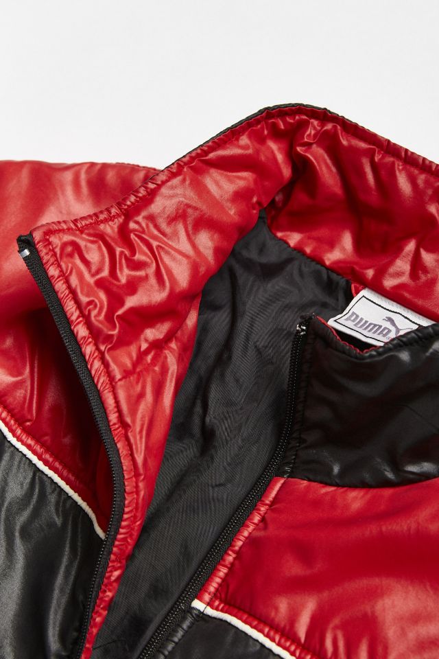 Vintage Puma Black + Red Racing Jacket #5