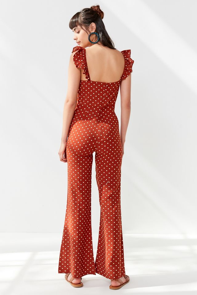 Lucca Couture Madelynn Polka Dot Ruffle Jumpsuit #2