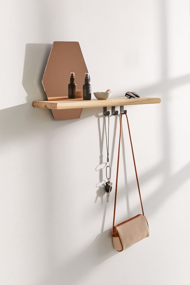Floating Mirror Wall Shelf #1