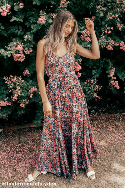 slim fit dress slacks French Vintage Floral Slip Dress – UrbanSheek