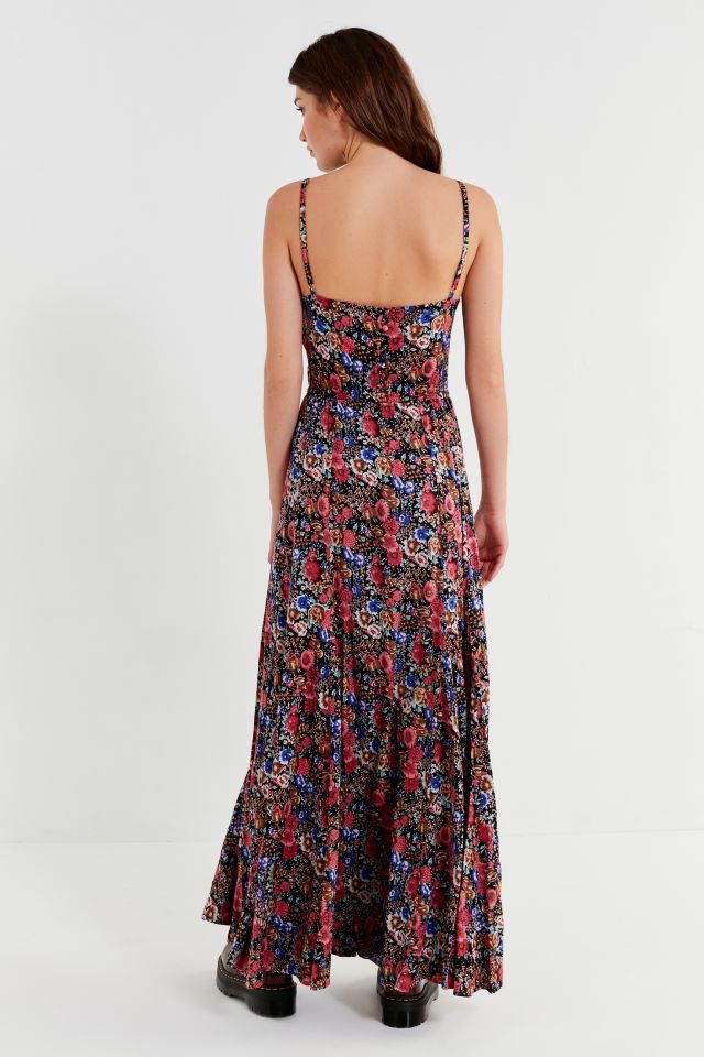 Auguste The Label Floral Drawstring Maxi Dress #1