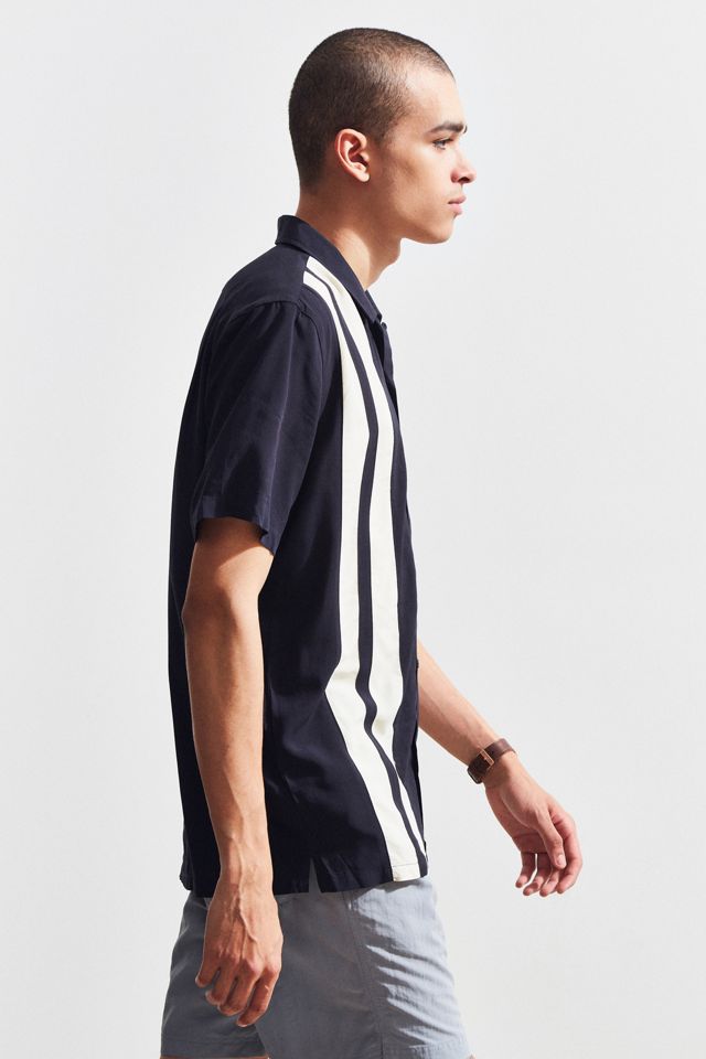 UO Paneled Rayon Bowling Shirt #2