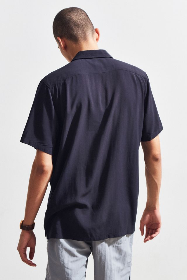 UO Paneled Rayon Bowling Shirt #3