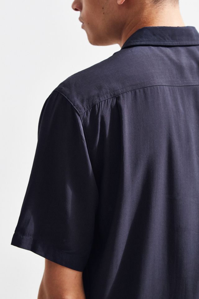 UO Paneled Rayon Bowling Shirt #4