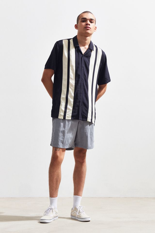 UO Paneled Rayon Bowling Shirt #5