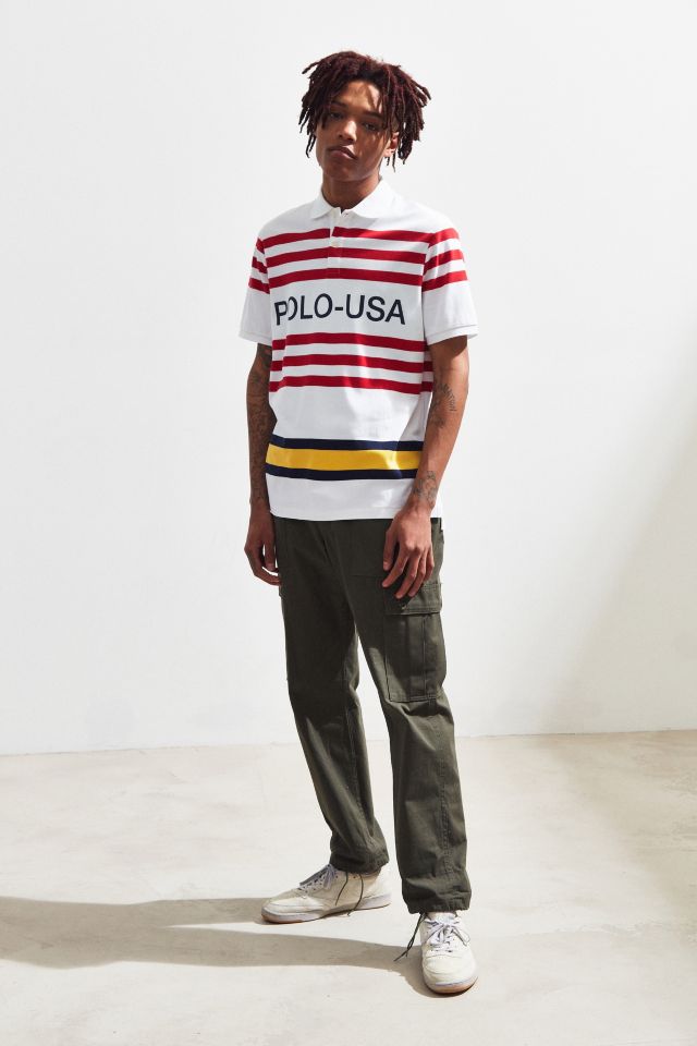 Polo Ralph Lauren Striped USA Polo Shirt #5