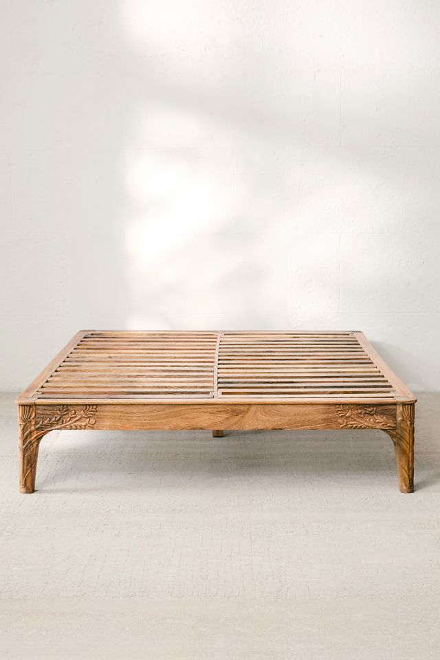 Andrea Carved Platform Bed #1