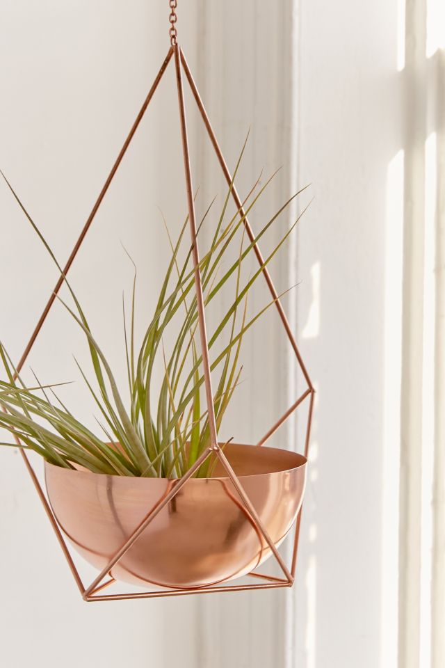 Gracie Geo Metal Hanging Planter #1
