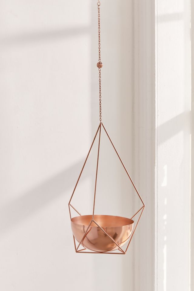 Gracie Geo Metal Hanging Planter #2