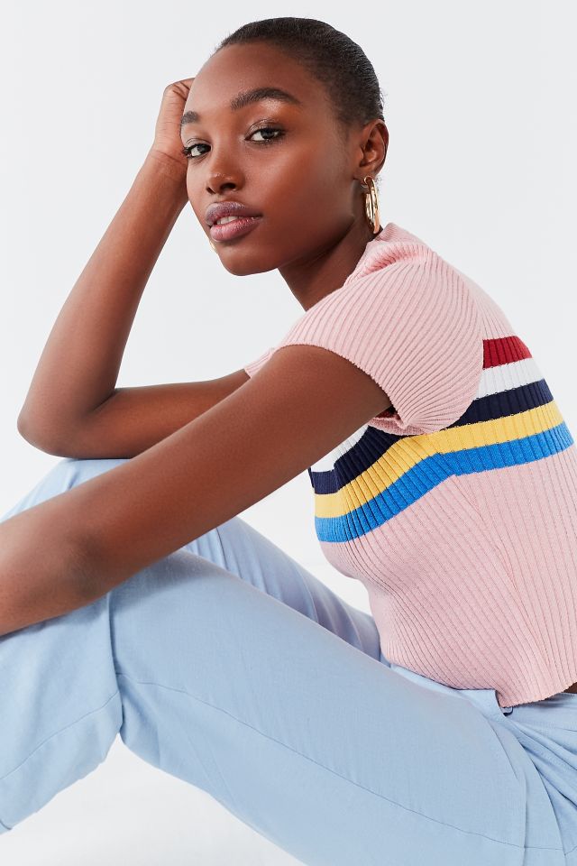 UO Lizzie Striped Sweater Tee #1