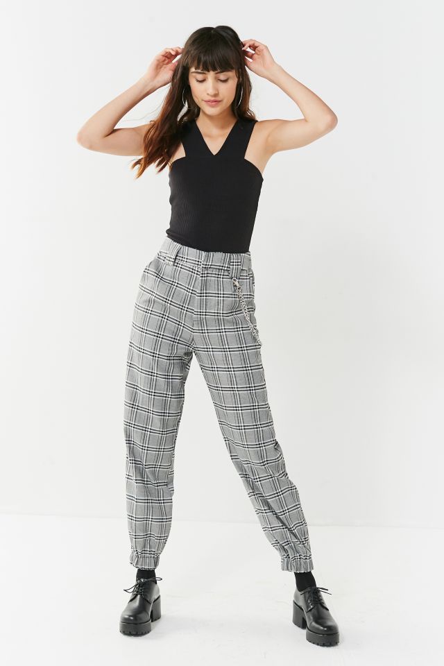 I.AM.GIA Cobain Plaid Relaxed-Fit Chain Pant #4