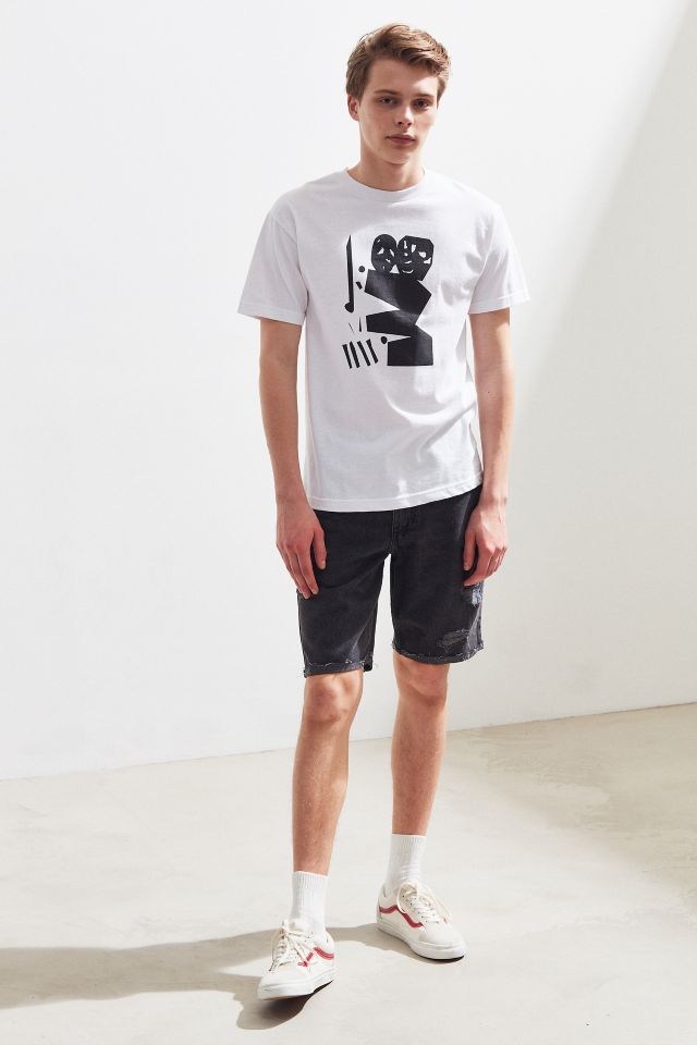 BDG Black Distressed Denim Short #5