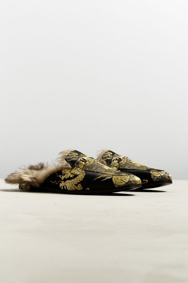 fur loafer