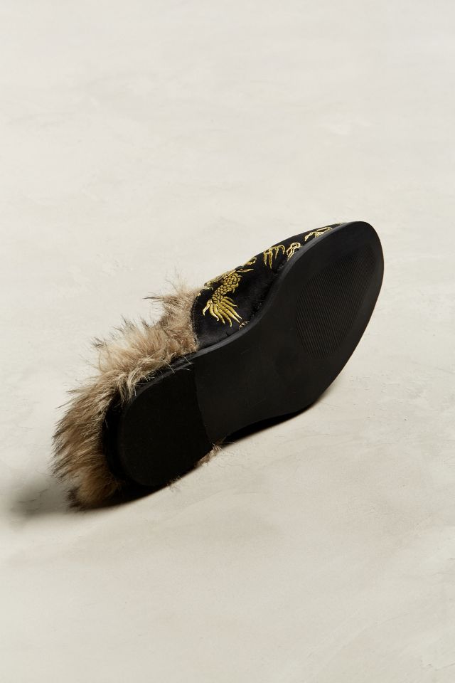 UO Faux Fur Lined Slip-On Loafer #5
