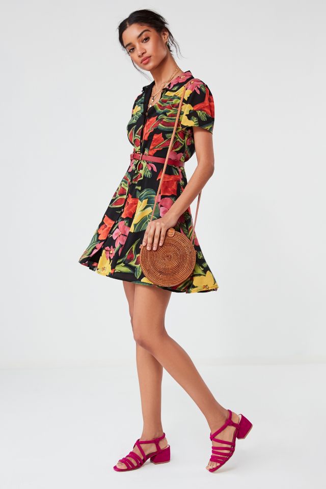 UO Cali Button-Down Mini Dress #2