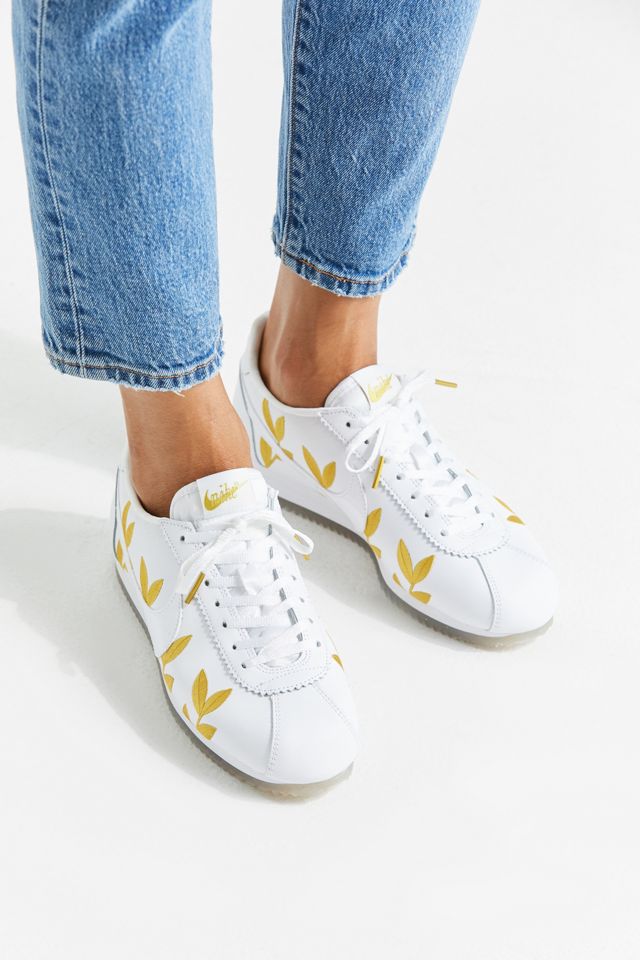 Nike Classic Cortez Embroidered Sneaker #1