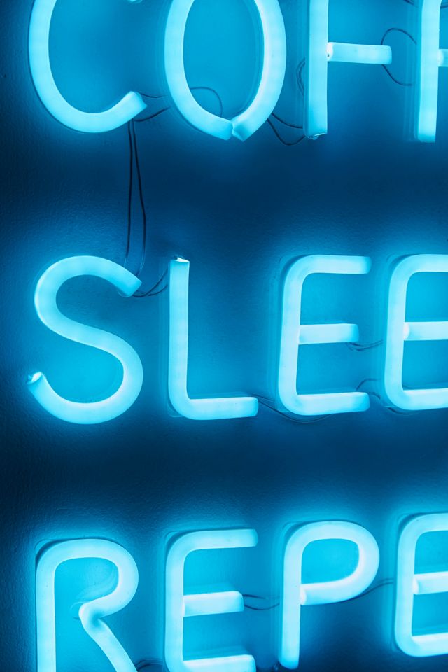 Coffee, Sleep, Repeat LED Neon Sign #3
